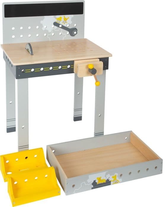 Small Foot workshop Miniwob junior 50 x 72 cm trägrå