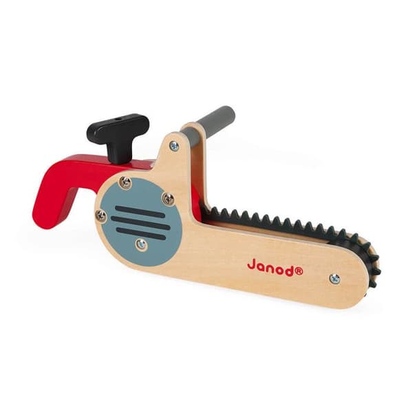 Brico'kids motorsåg - DIY imitation träleksak - JANOD - Från 3 år - Blandat - Inomhus - Beige