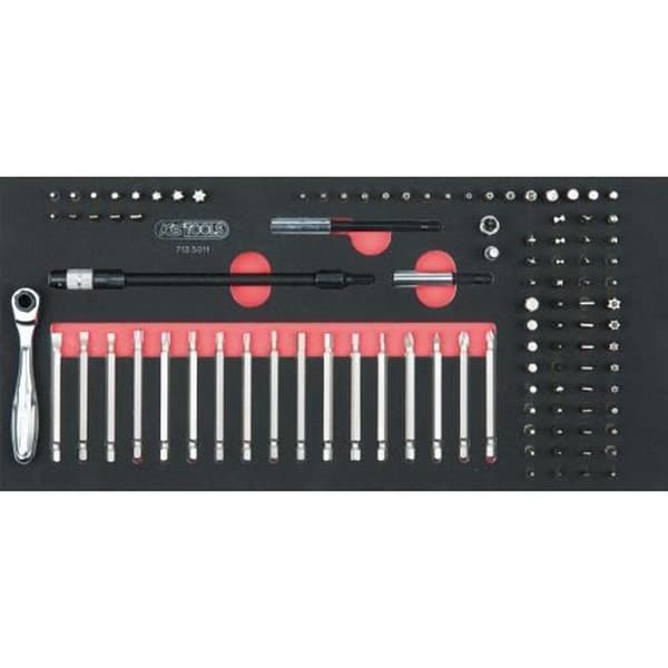 Skruvmodul - KS TOOLS 713.5011 - 100 stycken - Rötsäker skum
