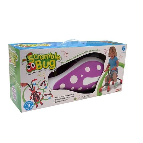 Scramblebug bubblegum 4-hjuls rollator