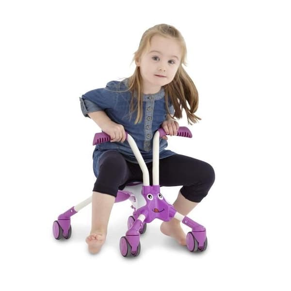 Scramblebug bubblegum 4-hjuls rollator