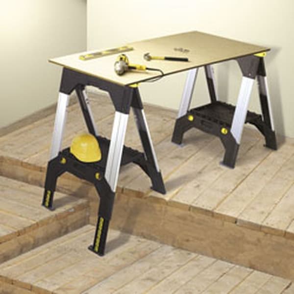 DEWALT FatMax hopfällbara bockar - Set om 2 - Max höjd 1m - Max belastning 50 kg - Svart stål