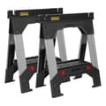 Miniatyrbild 1 av 5: DEWALT FatMax hopfällbara bockar - Set om 2 - Max höjd 1m - Max belastning 50 kg - Svart stål