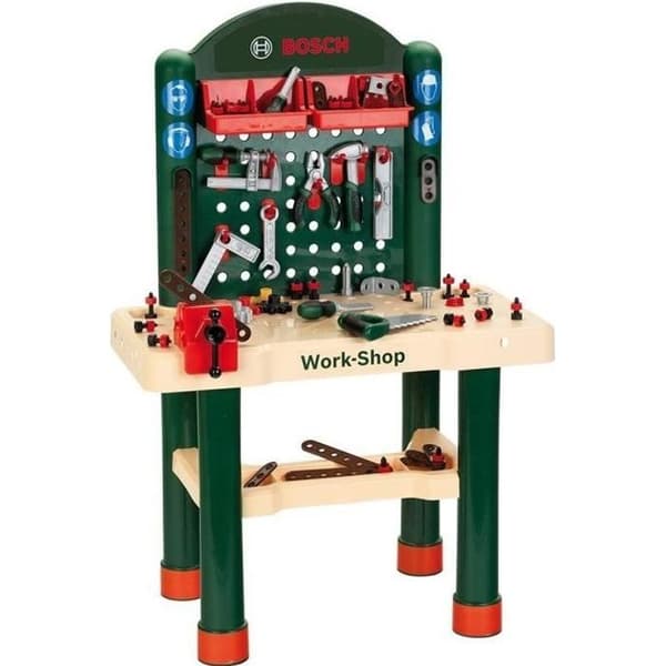 BOSCH - Barnarbetsbänk Arbetsbänk - 82 tillbehör