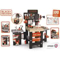 Miniatyrbillede 3 af 5: Smoby - Black and Decker - Mega Center - 3 dele: mekanik, VVS, tømrerarbejde - Talrige tilbehør - Lavet i Frankrig