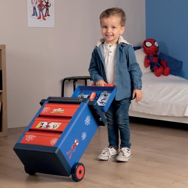 Smoby - Spidey - Byggvagn