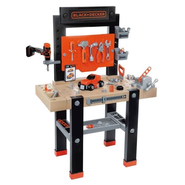 Smoby Legebænk til børn BLACK+DECKER