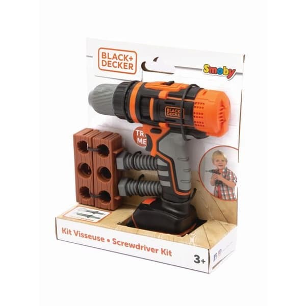 Smoby - Black+Decker - Mekanisk boremaskine