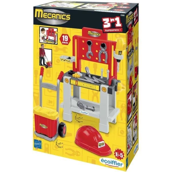 Super Pack Mechanics - ECOIFFIER - Fra 18 måneder