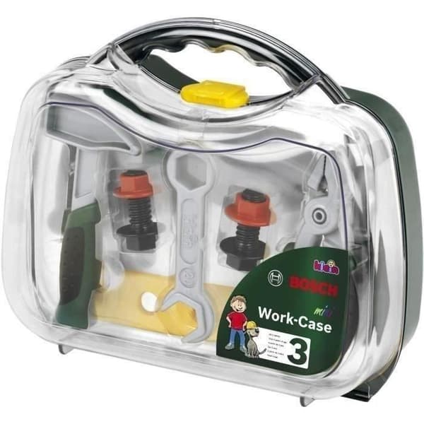 Bosch transparent værktøjskuffert med tilbehør - KLEIN - 8452