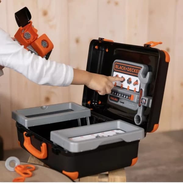 SMOBY Black & Decker Verktygslåda med Bil att Montera