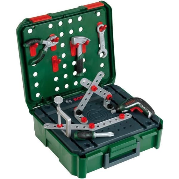 Bosch arbetsbänksväska med Ixolino II elektronisk skruvmejsel och tillbehör - KLEIN - 8396