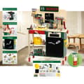 Miniatyrbild 2 av 6: Grand arbetshämtning Bosch - KLEIN - 8734 - FSC-trä - Med elektronisk skruvdragare, verktygslåda, byggset, etc. - Från 3 år