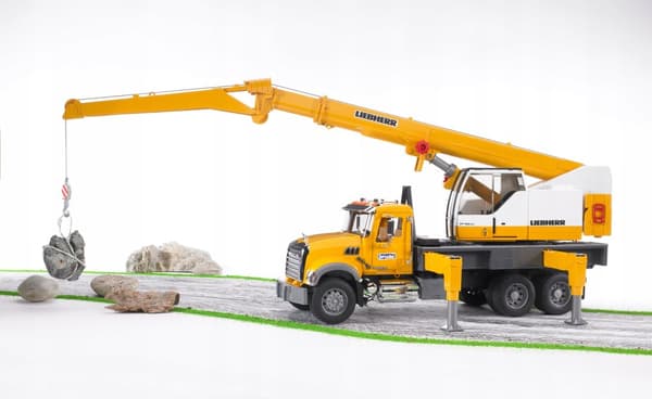 Mack Granite Liebherr BRUDER 02818 Profi-sarja 1:16
