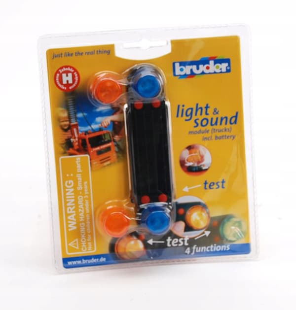 BRUDER 02801 valo- ja äänimoduuli Profi-sarja 1:16