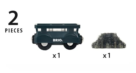 BRIO World - 33896 Guldletarvagn med ljus