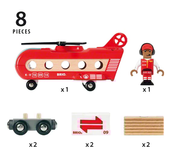 BRIO World - 33886 Transporthelikopter