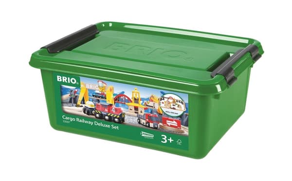 Tågbana Frakt och järnvägsset Deluxe, Brio (33097)