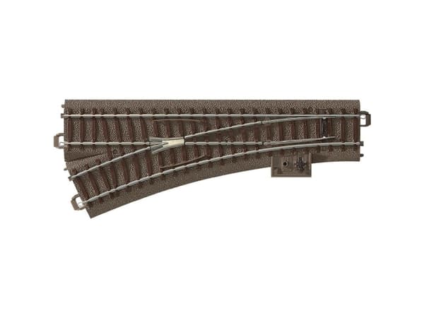 62611 H0 Trix C-spor Spor, Venstre 188,3 mm 24,3 ° 437,5 mm Ruskea