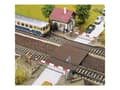 Miniatyrbilde 1 av 3: Faller 120174 H0 Jernbaneovergang med vogterhus Byggesæt