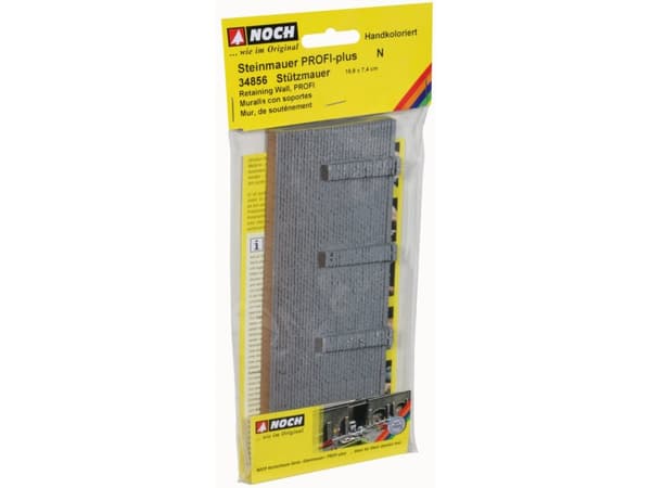 NOCH Retaining Wall, N (1:160), Harmaa