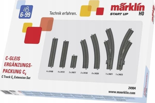 Märklin 24904, HO (1:87), Poika/tyttö, 15 vuosi/vuosia, Harmaa, Pienoismallirautatie/-juna, 16.5 mm
