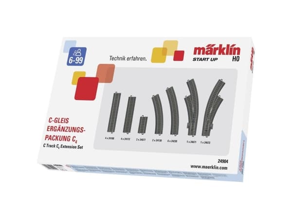 Märklin 24904, HO (1:87), Poika/tyttö, 15 vuosi/vuosia, Harmaa, Pienoismallirautatie/-juna, 16.5 mm