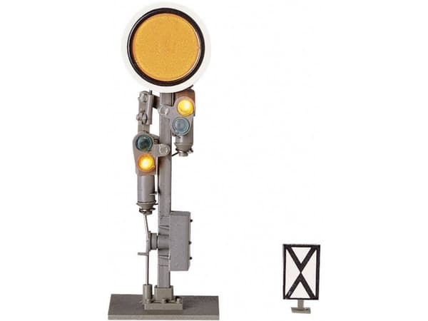 Viessmann 4509 H0 Formulärsignal Tvådelad varningssignal Komplett modell DB