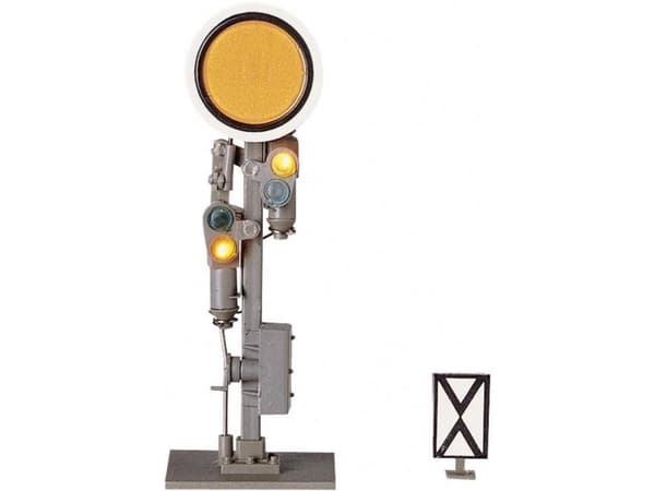 Viessmann 4509 H0 Formulärsignal Tvådelad varningssignal Komplett modell DB