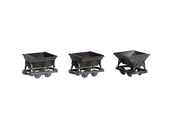 Auhagen 41702, HO (1:87), Musta, 3 kpl