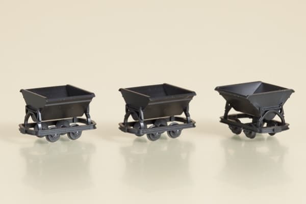 Auhagen 41702, HO (1:87), Musta, 3 kpl