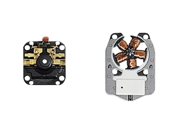 Märklin High-Efficiency Motor, HO (1:87), Musta, Harmaa, 2 kpl