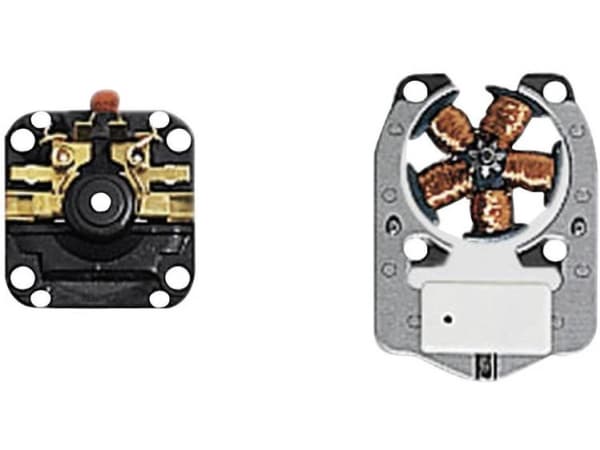 Märklin High-Efficiency Motor, HO (1:87), Musta, Harmaa, 2 kpl