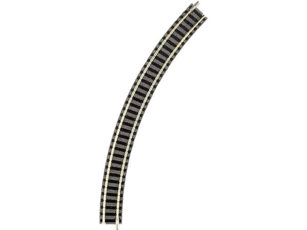 9125 N Fleischmann piccolo (painolastilla) Kaareva raide 45° 225,6 mm
