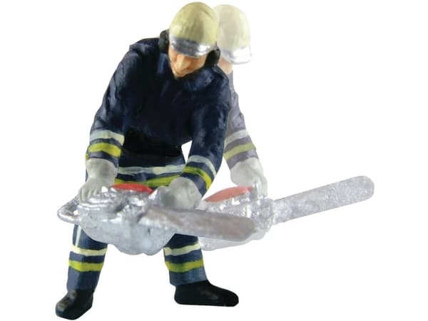 Viessmann H0 Brandman med motorsåg Målad, stående
