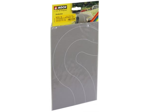 NOCH Federal Road Curve, HO (1:87), Grå