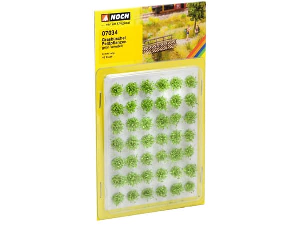 NOCH Field Plants, H0 (1:87)/TT (1:120), Vihreä, 42 kpl