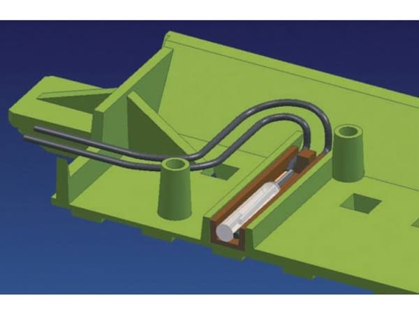 61193 H0 Roco geoLINE (med ballast) Reed-kontakt