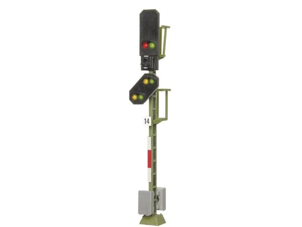 Viessmann 4014 H0 Ljudsignal Med varningssignal Blocksignal Komplett modell DB