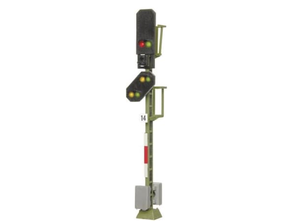 Viessmann 4014 H0 Ljudsignal Med varningssignal Blocksignal Komplett modell DB