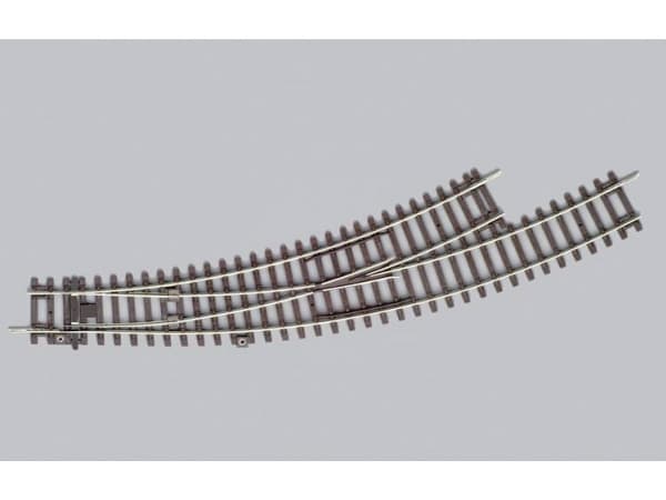 PIKO Left Curved Switch R2/R3, Railway model, HO (1:87), Any gender, 14 yr(s), Brown, Silver, Not for children under 36 months