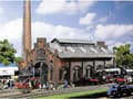 Miniatyrbild 2 av 3: Skjul/lokomotivverkstad H0 Faller 120159