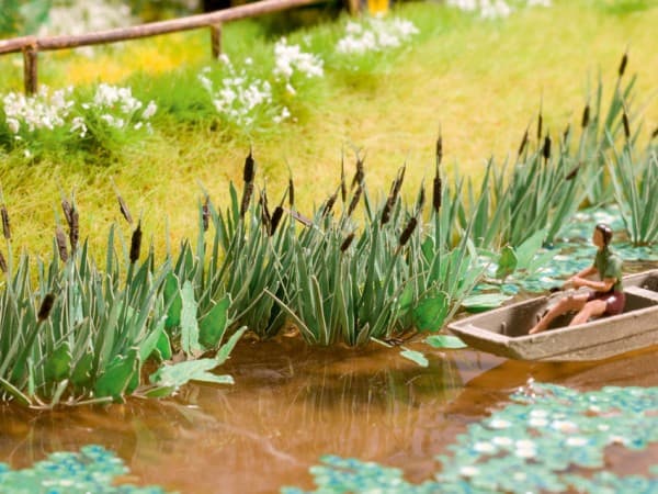 NOCH Reed, HO (1:87), Grön, 16 styck Grön