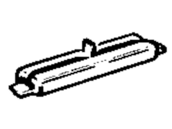 22214 N Fleischmann-skena (utan ballast) Rälskoppling, isolerad