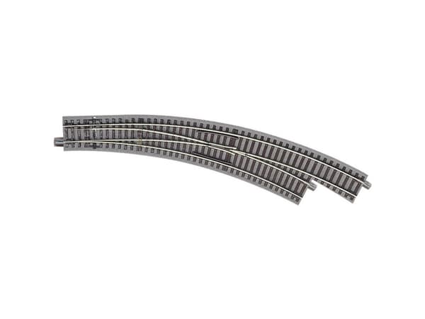 H0 Roco geoLINE (med ballast) 61155 Böjd spårväxel, höger 1 st