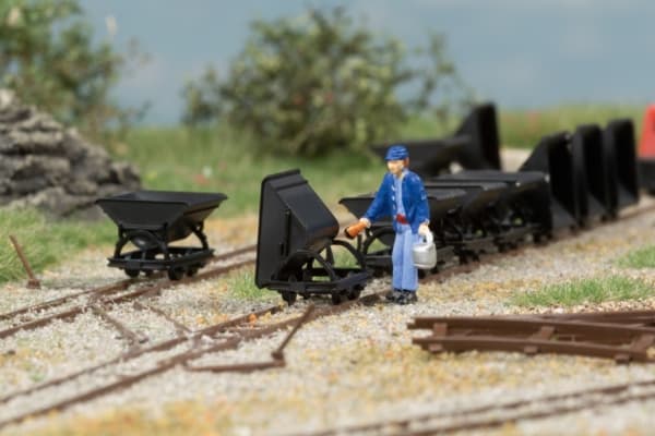 Auhagen 43702, TT (1:120), Musta, 3 kpl
