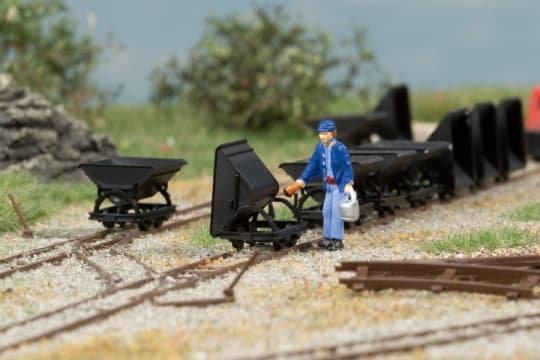 Auhagen 43702, TT (1:120), Musta, 3 kpl
