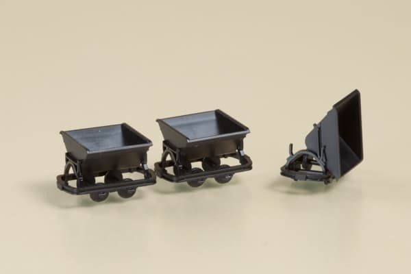 Auhagen 43702, TT (1:120), Musta, 3 kpl