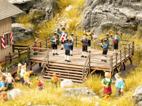 NOCH Event Stage with micro-sound Brass Band, HO (1:87)