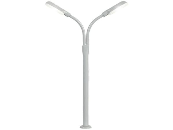 Viessmann Modelltechnik N Halvbueformet lysmast dubbel Færdig model 6495 1 stk